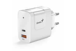 Genius Síťový adaptér 65W, 2 porty, USB-C, USB-A, PD-65AC