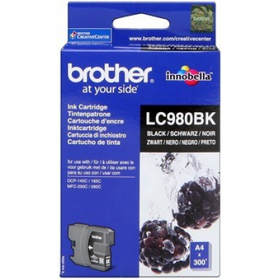 Brother LC-980BK černá (black) originální cartridge