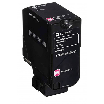 Lexmark 74C0S30 purpurový (magenta) originální toner