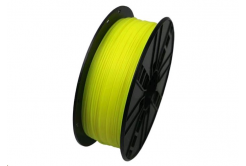 GEMBIRD 3D filament, PLA, 1,75mm, 1000g, 3DP-PLA1.75-01-FY,  fluorescenční žlutá