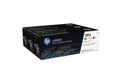 HP 305A CF370AM CMY sada originální cartridge