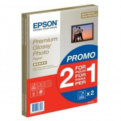 Epson C13S042169 Premium Glossy Photo Paper, foto papír, lesklý, bílý, A4, 255 g/m2, 30 ks, C13S042169, in