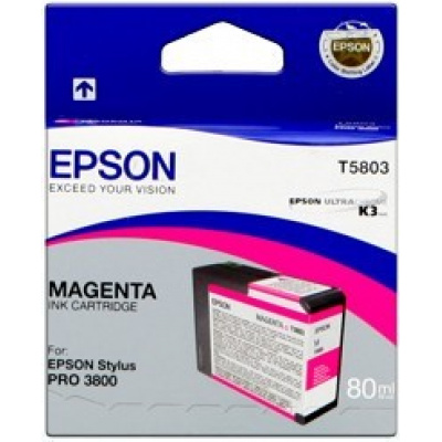 Epson T580300 purpurová (magenta) originální cartridge