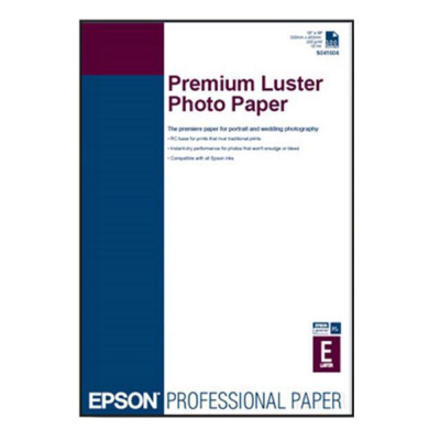 Epson S041785 Premium Luster Photo Paper, foto papír, lesklý, bílý, A3+, 235 g/m2, 100 ks, S041785, 