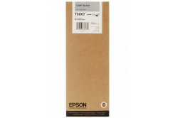 Epson T606700 světle černá (light black) originální cartridge