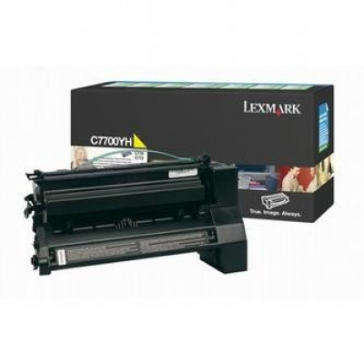 Lexmark C7700YH žlutý (yellow) originální toner