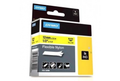 Dymo Rhino 18490, S0718080, 12mm x 3,5m černý tisk / žlutý podklad, originální páska