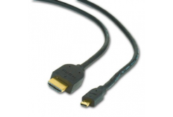 Kabel CABLEXPERT CC-HDMID-10 HDMI-HDMI micro 3m, 1.3, M/M stíněný, zlacené kontakty, černý