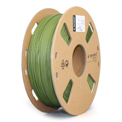 GEMBIRD 3D filament, PLA MATTE, 1,75mm, 1000g, 3DP-PLA-01-MTMG,  zelená