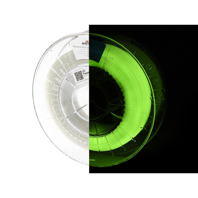 Spectrum 80530 3D filament, S-Flex 98A, 1,75mm, 500g, glow in the dark, yellow-green