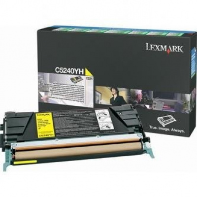 Lexmark C5240YH žlutý (yellow) originální toner