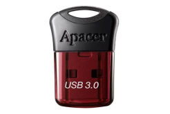 Apacer USB flash disk, USB 3.0, 32GB, AH157, červený, AP32GAH157R-1, USB A, s krytkou