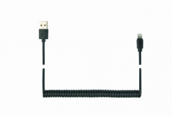 Kabel CABLEXPERT CC-LMAM-1.5M USB A Male/Lightning Male, 1,5m, černý, kroucený