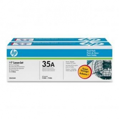 HP 35A CB435AD dvojbalení černý (black) originální toner