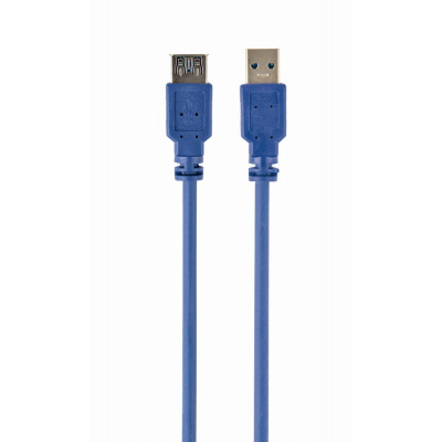 Kabel CABLEXPERT CCP-USB3-AMAF-10 USB A-A 3m 3.0 prodlužovací, modrý