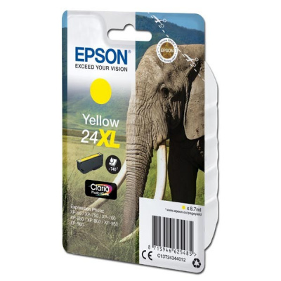 Epson 24XL C13T24344012 žlutá (yellow) originální cartridge