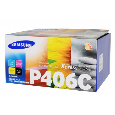 HP SU375A / Samsung CLT-P406C CMYK sada originální toner