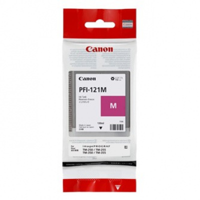 Canon originální ink PFI-121 M, 6267C001, magenta, 130ml