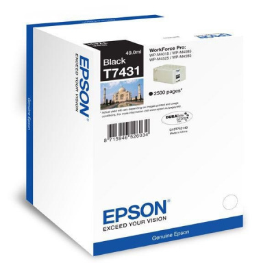 Epson T8661 XL C13T866140 černá (black) originální cartridge