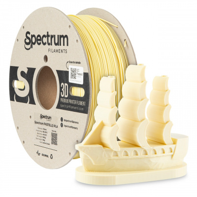 Spectrum 80729 3D filament, Pastello PLA, 1,75mm, 1000g, LEMON CREAM