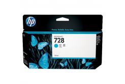 HP č.728 F9J67A azurová (cyan) originální cartridge