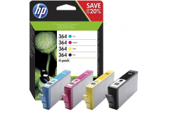 HP 364 N9J73AE Bk+C+M+Y multipack originální cartridge