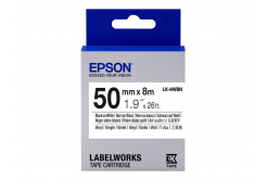 Epson LabelWorks LK-9WBN C53S659001 50mm x 8m, černý tisk / bílý podklad, originální páska