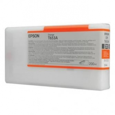 Epson T653A00 oranžová (orange) originální cartridge