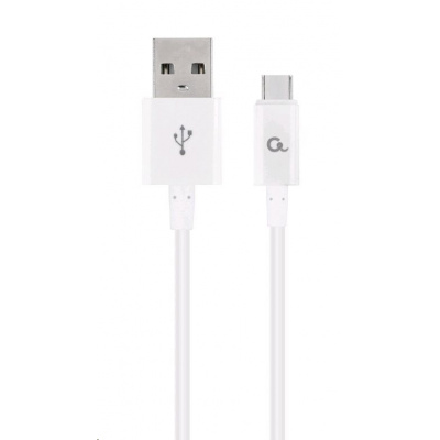 Kabel CABLEXPERT CC-USB2P-AMmBM-1M-W USB 2.0 AM na MicroUSB kabel (AM/BM), 1m, bílý