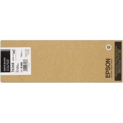 Epson T636800 matná černá (matte black) originální cartridge