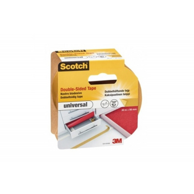 3M 4201 Scotch Oboustranně lepicí páska pro nenáročné aplikace, 50 mm x 20 m