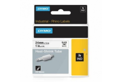 Dymo Rhino 1805443, 24mm x 1,5m, černý tisk/bílý podklad, originální páska