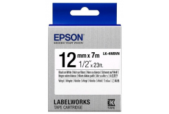 Epson LabelWorks LK-4WBVN C53S654041 12mm x 7m, černý tisk / bílý podklad, vinylová, originální páska