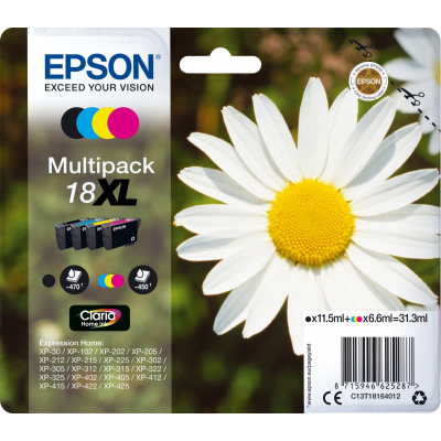 Epson 18XL T181640 C13T18164012 barevná (CMYK) sada originální cartridge