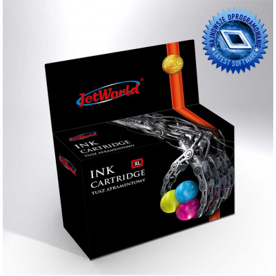 Ink Cartridge JetWorld  CMY HP 303XL remanufactured T6N03AE (product works with HP+ "e" version devices) (anti upgrade) 