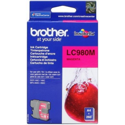 Brother LC-980M purpurová (magenta) originální cartridge