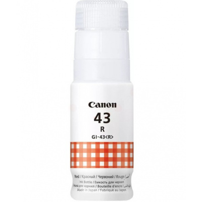 Canon GI-43 R 4716C001 červená (red) originální inkoustová náplň