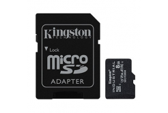 Kingston paměťová karta Micro Secure Digital Card Industria, 8GB, micro SDHC, SDCIT2/8GB, UHS-I U3 (Class 10), V30, A1, pSLC karta