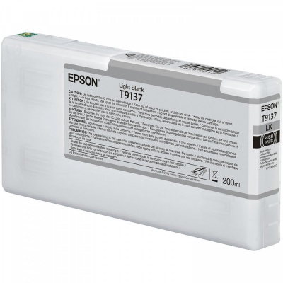 Epson T9137 světle černá (light black) originální cartridge