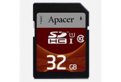 Apacer paměťová karta Secure Digital Card, 32GB, SDHC, AP32GSDHC10U1-R, UHS-I U1 (Class 10)