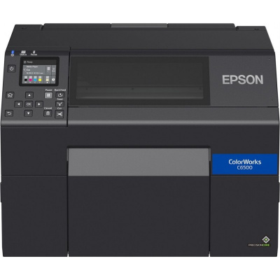 Epson ColorWorks C6500Ae (mk) C31CH77102MK, barevná tiskárna štítků, cutter, disp., USB, Ethernet, black