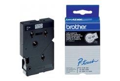 Brother TC-101, 12mm x 7,7m, černý tisk / průhledný podklad, originální páska