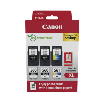 Canon PG-545XL 2x + CL-546XL 8286B015 barevná (CMYK) sada originální cartridge