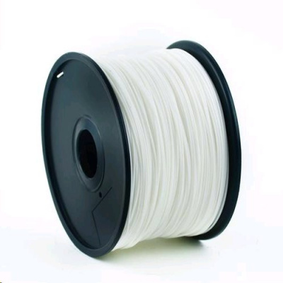 GEMBIRD 3D filament, ABS, 1,75mm, 1000g, 3DP-ABS1.75-01-W,  bílá
