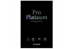 Canon Photo Paper Pro Platinum, foto papír, lesklý, bílý, A3, 300 g/m2, 20 ks, PT-101 A3, inkou