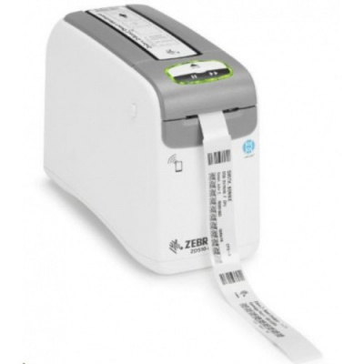 Zebra ZD510 Healthcare ZD51013-D0EB02FZ tiskárna štítků DT, 12 dots/mm (300 dpi), USB, BT, Ethernet, Wi-Fi, RTC, ZPLII, white (nástupce GC420t)