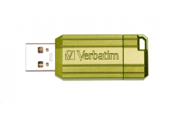 VERBATIM Flash Disk 16GB Store 'n' Go PinStripe, eukalyptově zelená