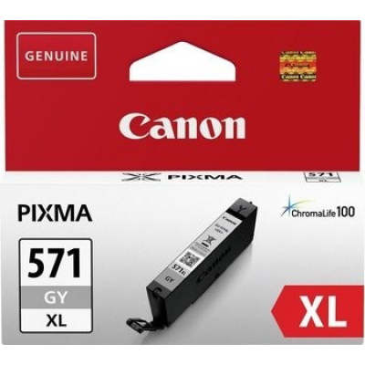 Canon CLI-571GYXL 0335C001 šedá (grey) originální cartridge