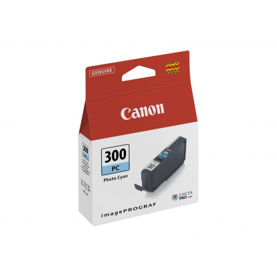 Canon PFI300PC 4197C001 azurová (cyan) originální cartridge