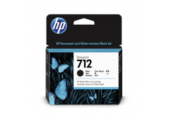 HP 712 3ED71A černá (black) originální cartridge